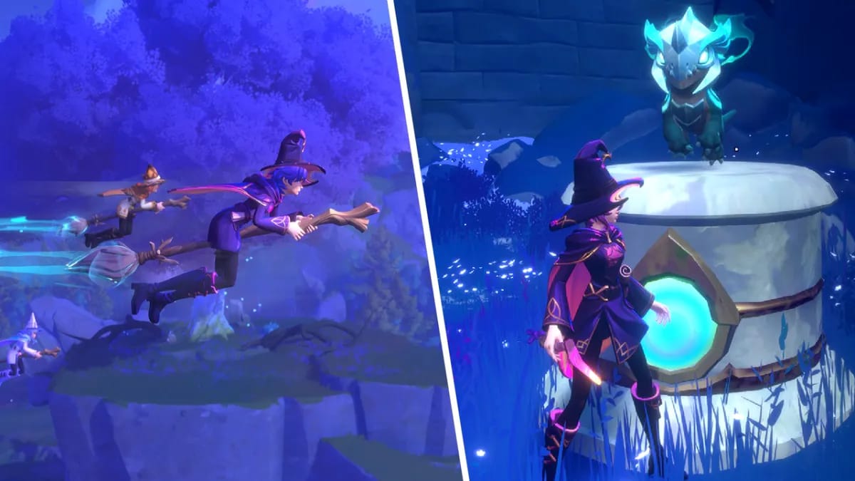 Witchspire – survival crafting žaidimas su magija vietoj Palworld vergų darbo