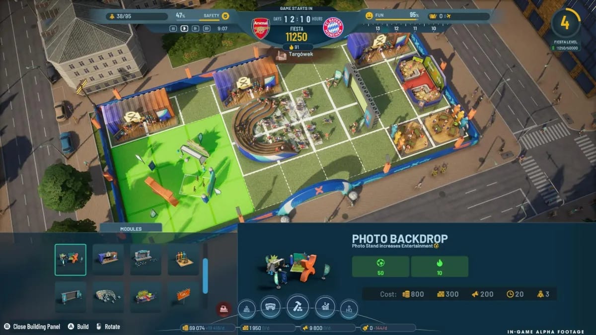 Copa City – city-building ir tycoon žaidimas, kuriame valdai futbolo sirgalių minias