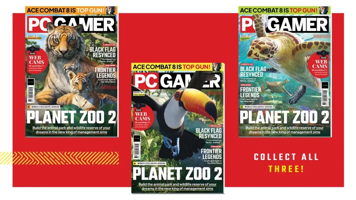 PC Gamer žurnalo naujas numeris jau parduodamas — viršelyje Planet Zoo 2