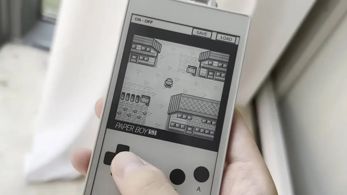 YouTuber'is sukūrė kišeninį e-ink Game Boy emuliatorių, kuriuo tikrai įmanoma žaisti