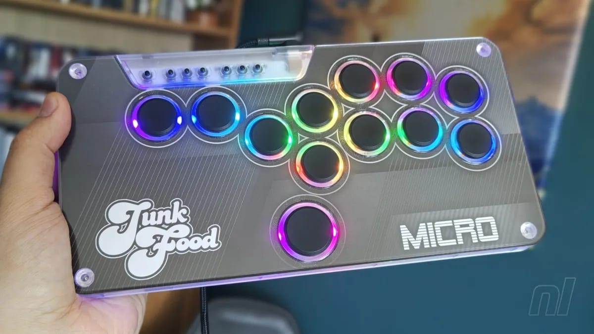 Snack Box Micro apžvalga: mažas arcade kontroleris, veikiantis su Switch 1 ir 2
