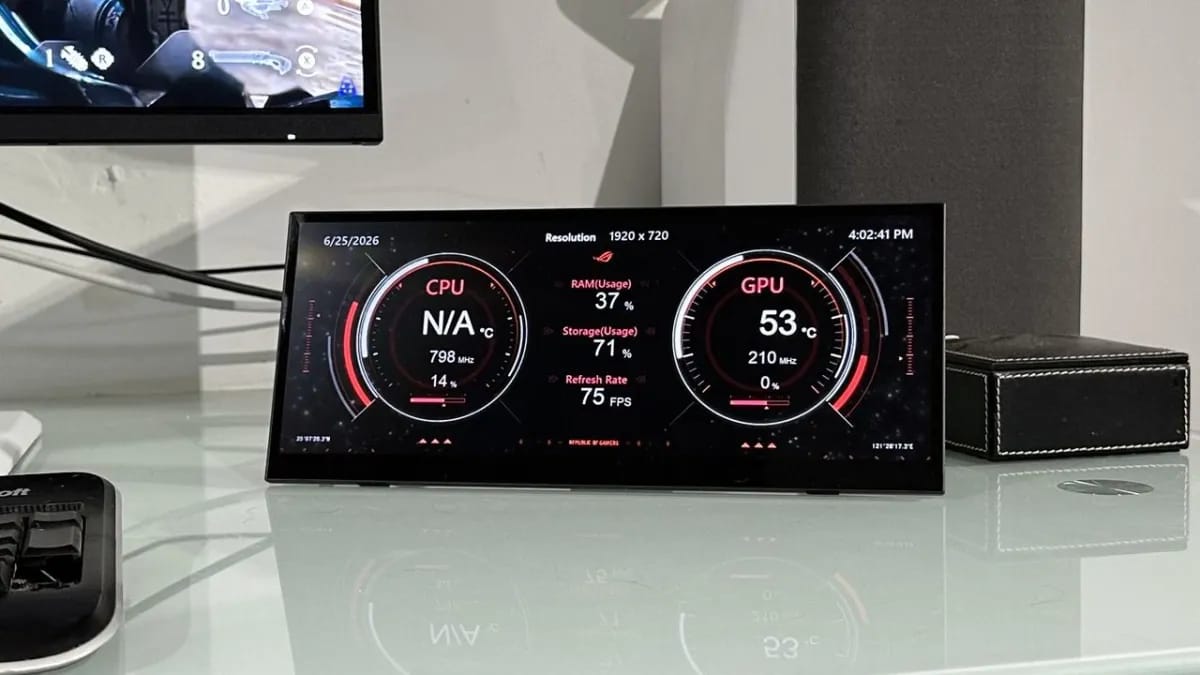 Asus ROG Strix XG129C apžvalga: 12,3 colio ultra-wide pagalbinis monitorius, kurio neįmanoma nemėgti