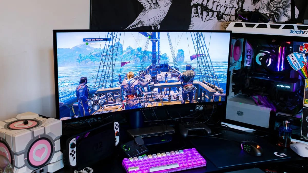 Alienware AW3426DW apžvalga: QD-OLED ultrawide monitorius už 799 dolerius