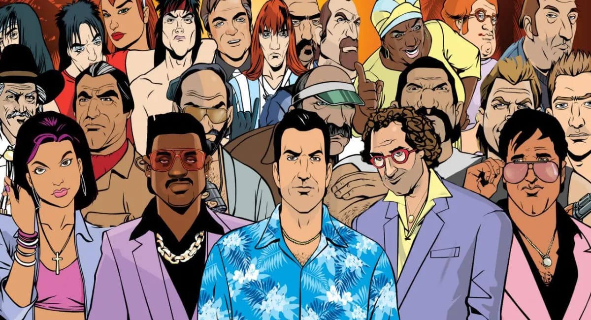 Modderis paleido GTA Vice City žaidime GTA 3, veikiančiame žaidime GTA San Andreas