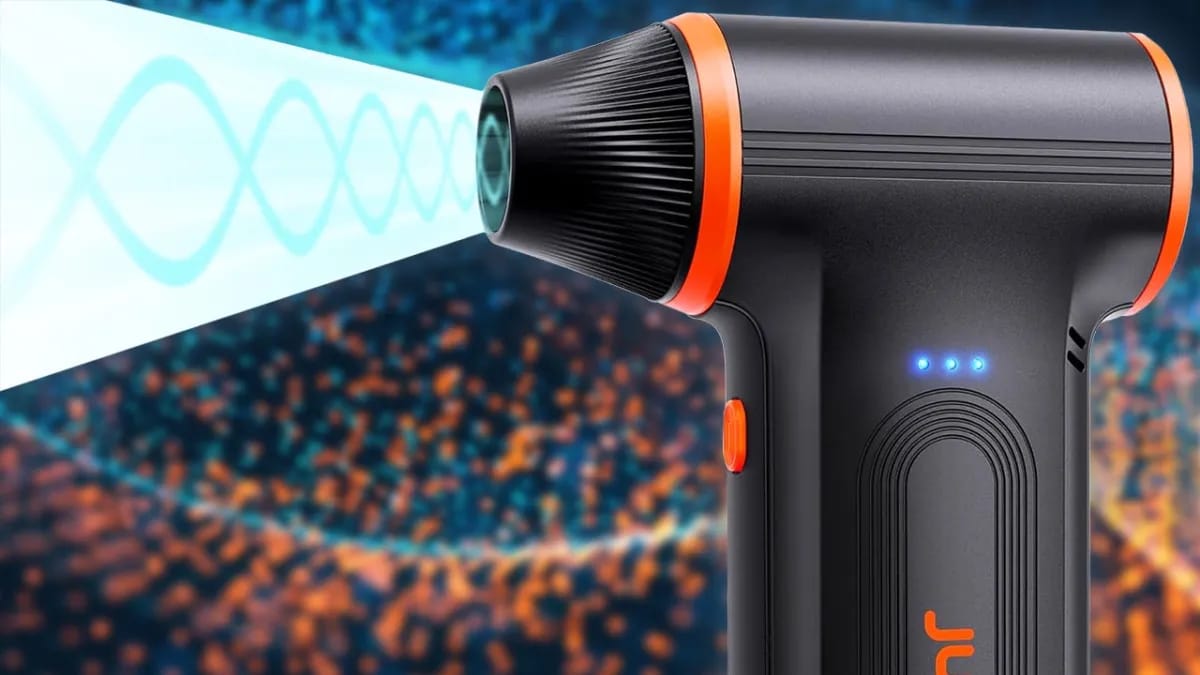 JUFINX belaidis elektrinis oro pūstuvas – dabar tik 19,99 USD
