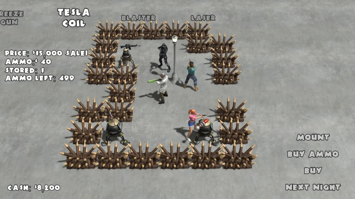 Yet Another Zombie Defense HD yra nemokamas Steam iki liepos 30 dienos