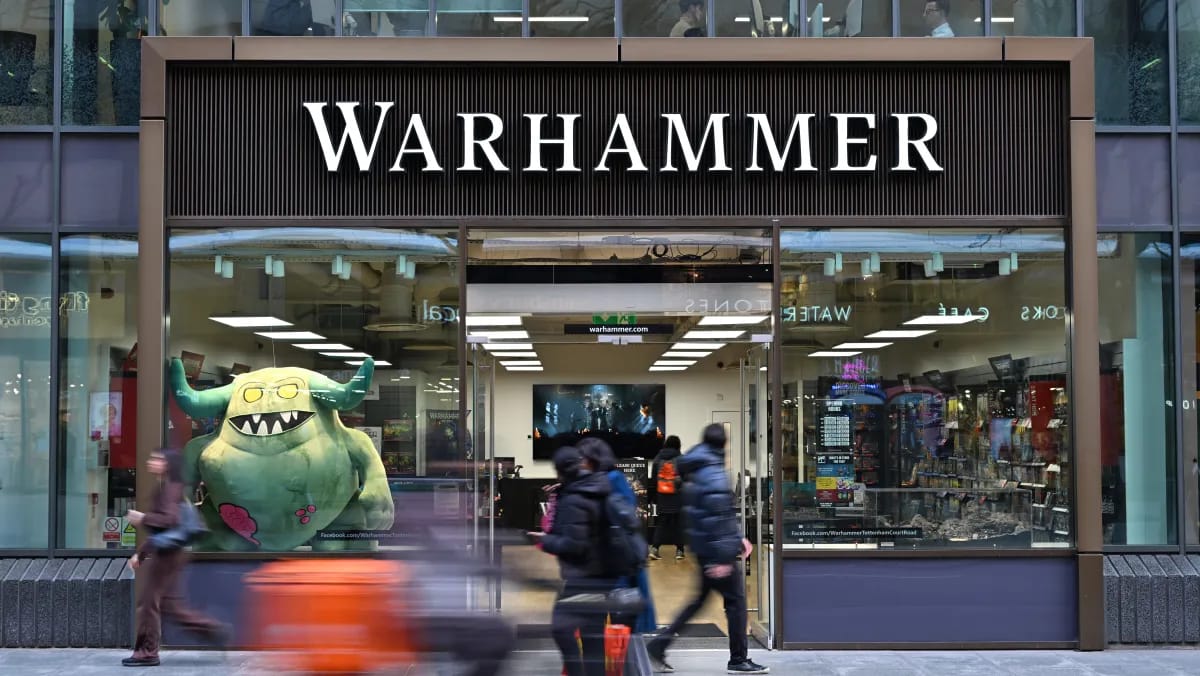 Games Workshop susigrąžino 7,8 mln. svarų sterlingų muitų, bet Irano karas ir naujas 10 % tarifas toliau spaudžia