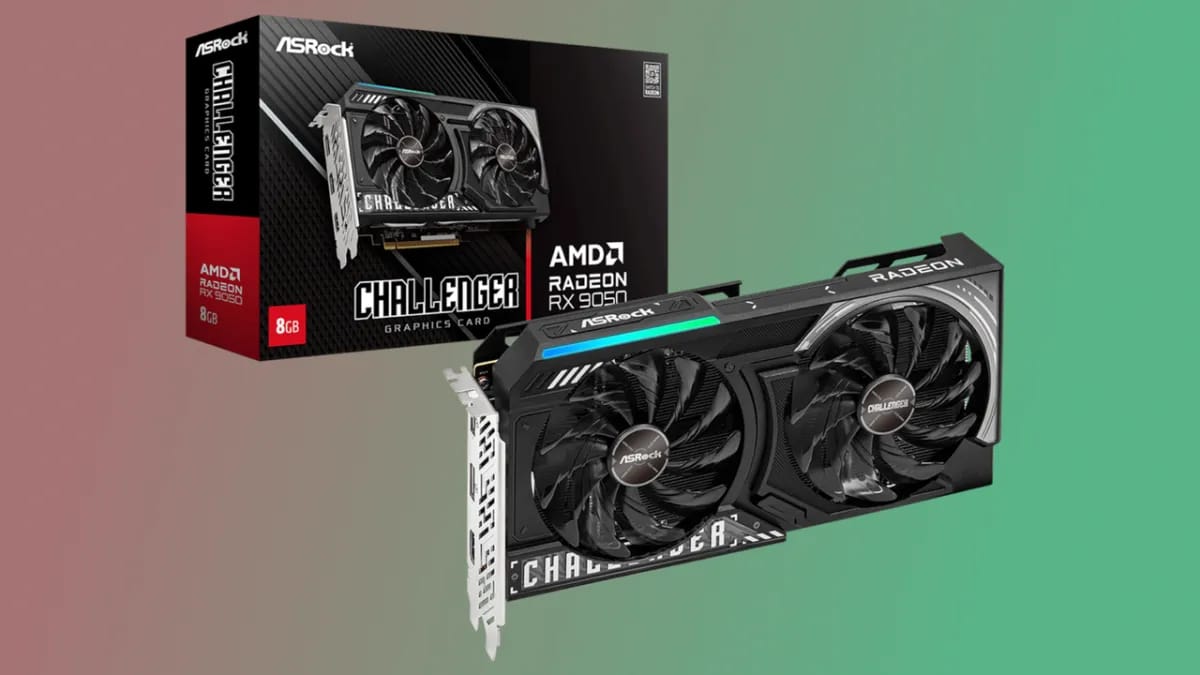 AMD RX 9050 apžvalga: RTX 3060 lygio našumas, 32 ROP anomalija ir galimas 4 GB modelis