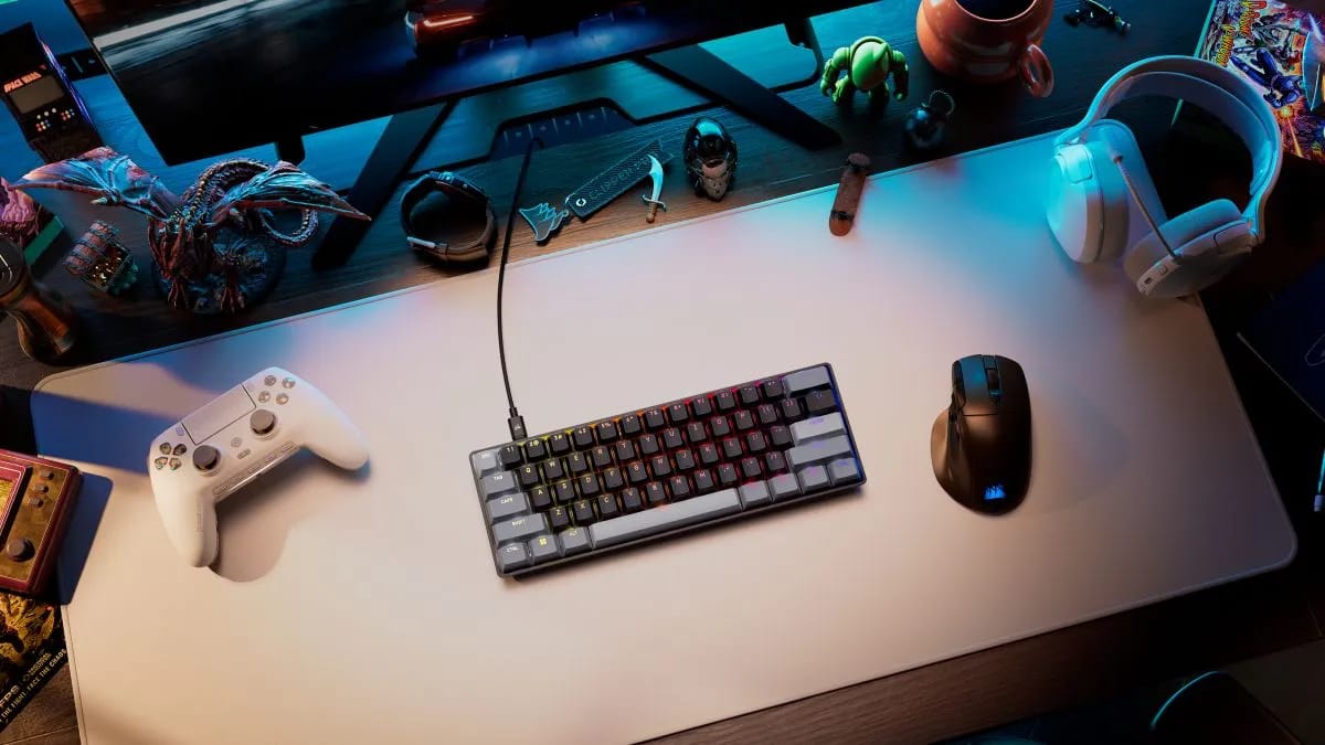 Corsair Nightsword v2 Wireless: pelė su dedikuotu Stream Deck mygtuku