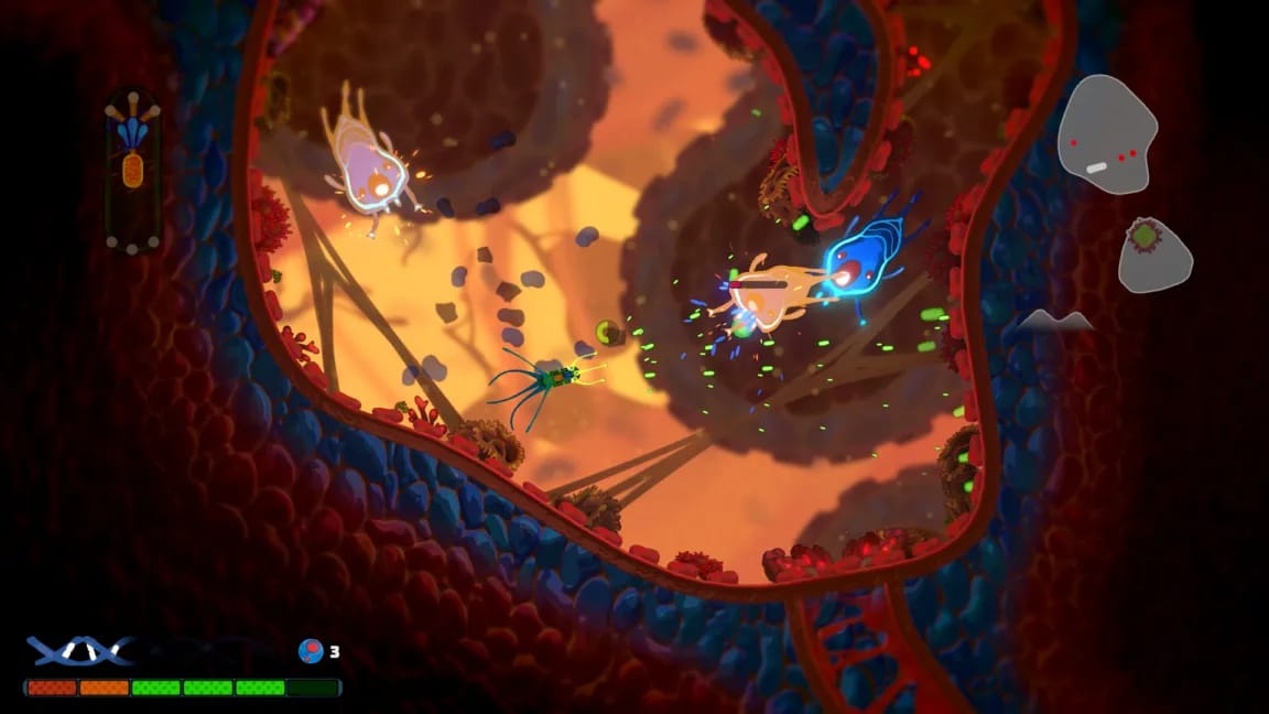 Pathogenic review: this twin-stick roguelite lets you play as the virus