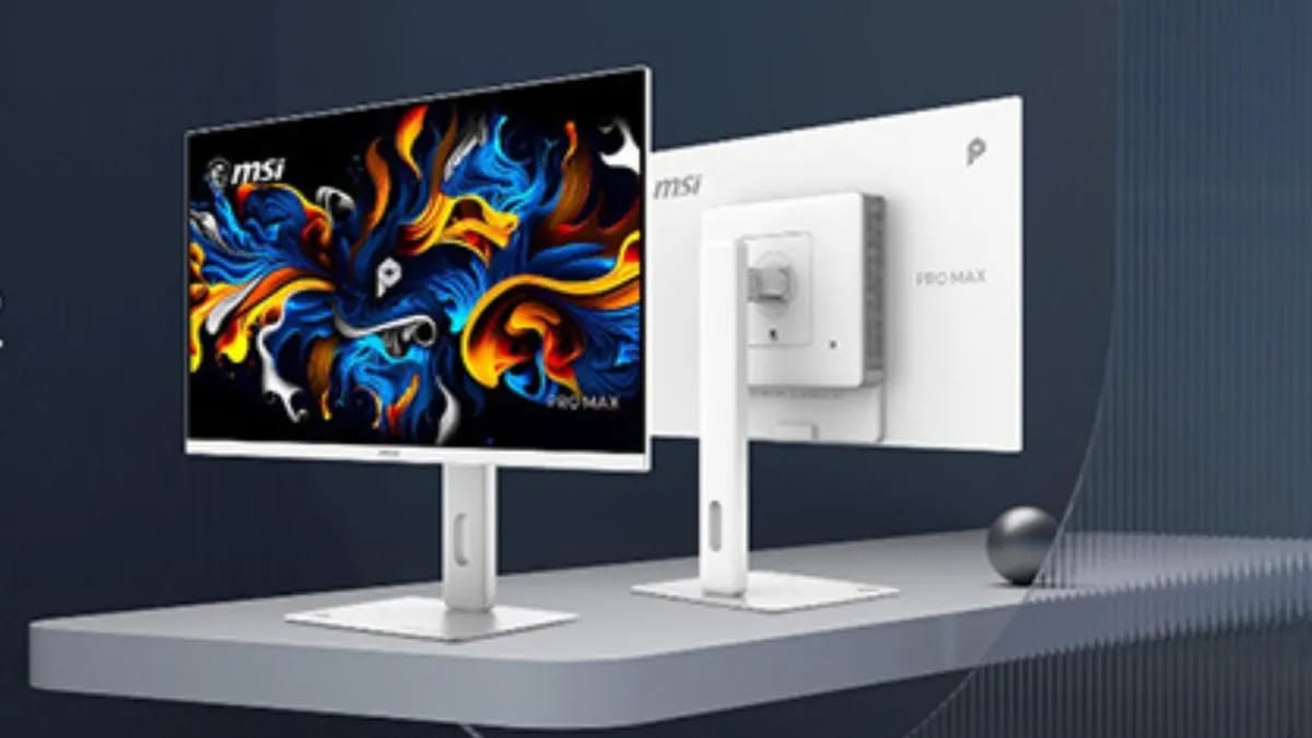 Pirmasis MSI rašaliniu būdu atspausdintas 4K OLED monitorius naudoja TCL panelę – jokio Samsung ar LG indėlio