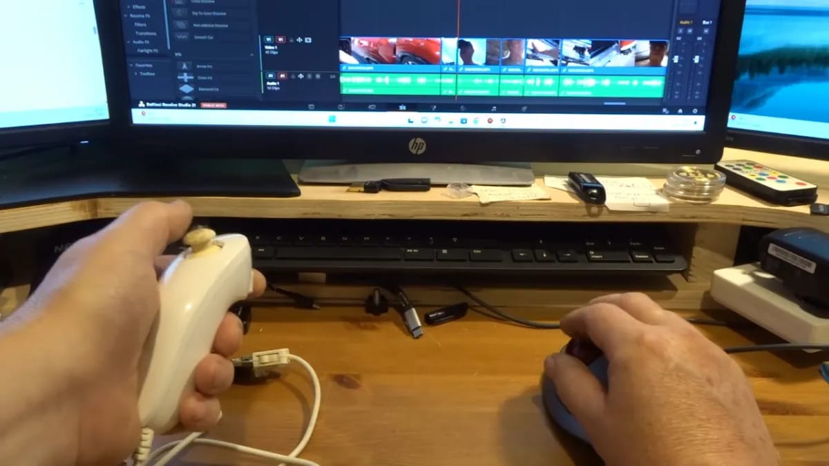 Wii Nunchuk tapo vaizdo montažo macropad'u – nes tai „vienas ergonomiškiausių kada nors sukurtų daiktų“