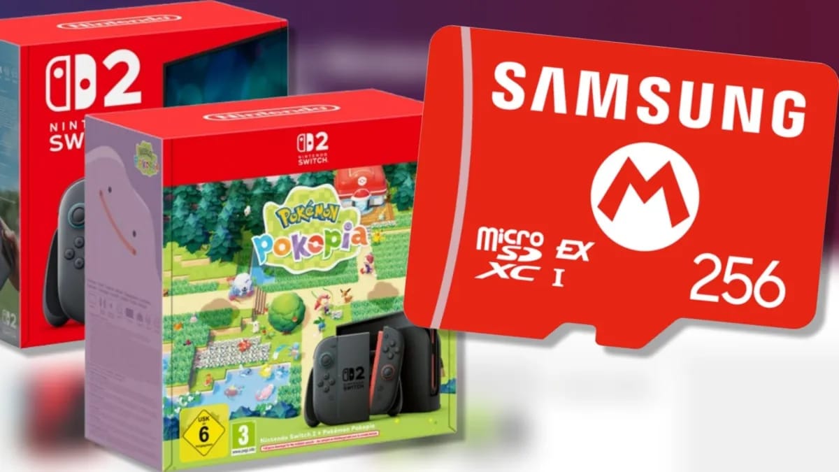 „Nintendo“ siūlo „Switch 2“ rinkinį su nemokamu priedu, kurio vertė siekia iki 50 svarų sterlingų