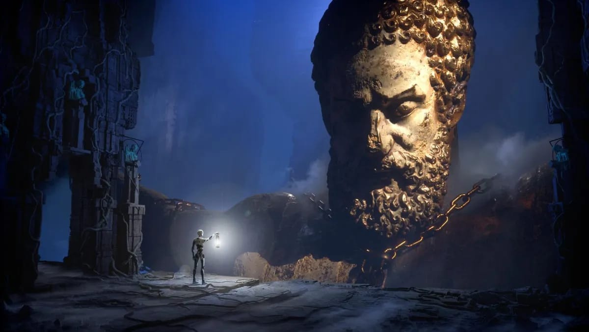 The Talos Principle III scenaristai generatyvinį AI vadina „plagiato mašina, dėl kurios žmonės praranda darbus“