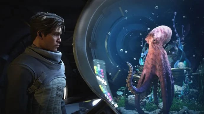 Exodus paskelbė 2027 metų balandžio 7 dienos išleidimo datą ir parodė aštuonkojį kompanioną Salt mech kostiume