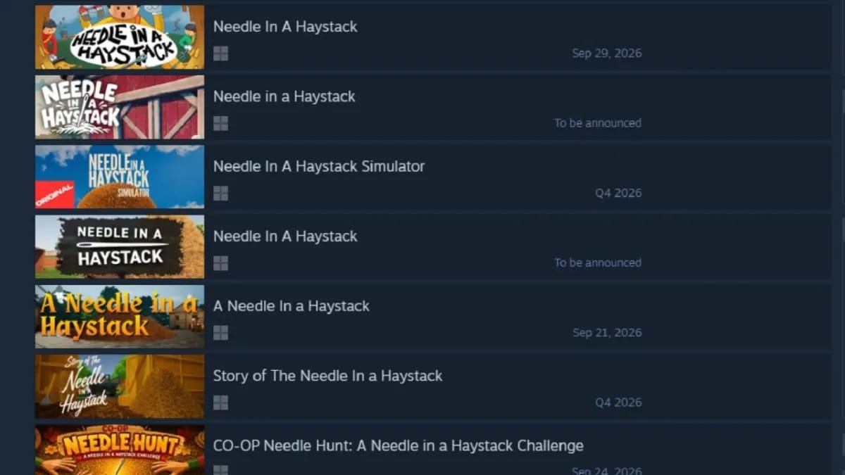 Steam's copycat problem is burying original games under a pile of clones
