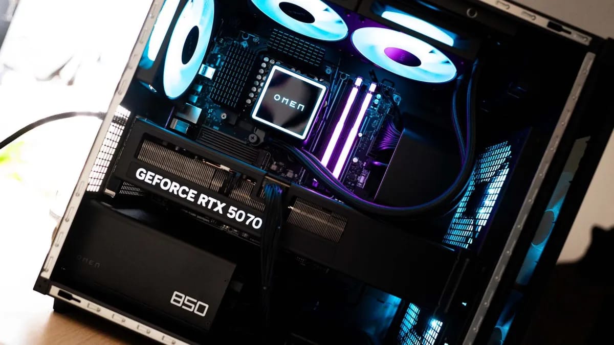 HP Omen 35L (2026) apžvalga: RTX 5070 Ti pre-built kompiuteris, kuriam pritrūko visai nedaug