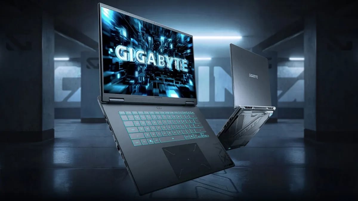 Gigabyte A16 Pro su RTX 5070 Ti atpigo iki 1 449 dolerių Walmart parduotuvėje